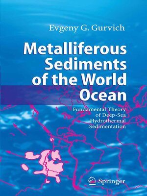 cover image of Metalliferous Sediments of the World Ocean